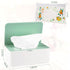 Diaper Wipes Dispenser Wipes Holder, Wipes Tissue Case Keeps Wipes Fresh Tissue Wipes Container with Lid (Green)...