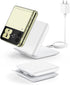 Wireless Samsung Charging Station - 15W Folding Travel for Samsung Galaxy Z Flip 6/5/4 Series, Compatible with iPhone 15/14/13/Pro Series, Adapter...