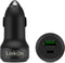 LinkOn 45W Car Charger with 27W USB-C PD3.0 and 18W USB-A QC3.0 Compatible with iPhone Xs/Max/XR/X iPad Samsung Galaxy Pixel Nexus Huawei...