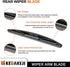Rear Windshield Wiper Blade Compatible with Ford Flex 2009-2013,Rear Wiper Arm Blade Set...