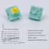 DRAOZA Kutethy X Gateron Jade Series Goldenrod Yellow Pro Switches,55gf Pre-lubed 5 Pin Linear Keyboard Switches Compatible MX Mechanical Gaming K...
