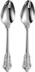KEAWELL 2-Piece Gorgeous Large Serving Spoon, 18/10 Stainless Steel, Fine Large Serving Spoon, Sturdy Tablespoon, Dishwasher Safe, 9.4" (Silver)...