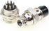 Aviation Plug Connector 10 Pairs Male Female Panel Metal Wire Connector 16mm Socket (8 Pins 10-Pack)...