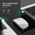 Wireless Mouse Chargeable Portable Silent Wireless Mouse USB and Type-C Dual Mode Wireless Mouse 3 adjustable DPI for Laptop, Mac, MacBook, Androi...