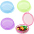 4 Pcs Mini Pill Organizer Small Pill Box Cute Portable Pill Case for Pocket Purse Travel Storage Containers Earplug Case Medicine Dispenser Vitami...