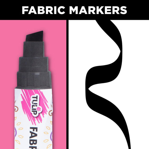 TULIP Fashion Markers 27384 Mrkt Opstk Fat Black...