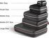 HSU Middle Protective Carrying Case for GoPro Hero 12, 11, 10, 9, 8, Hero 7 Black, Hero 6,5, 4 Black and Accessories, Compact and Safe Action Came...