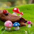 MAOMIA Miniature Mushroom Figurines 32 Pcs Fairy Garden Accessories Mushroom Cake Toppers Micro Landscape Garden Decoration Plant Flower Pots Orna...