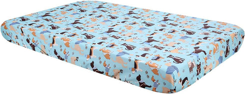 Dog Bed Cover - 38x24x5 Inch Dog Bed Replacement Cover Washable Reusable Dog Bed Liner - Pet Bed Cover for Small to Medium Pet Beds...