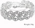 JAKAWIN Rhinestone Choker Necklace Jewelry Adjustable Collar Necklaces Silver Chokers for Women and Girls NK126...
