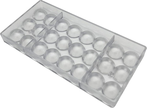 Goldbaking Semi Sphere Chocolate Mould PC Polycarbonate Hemisphere Chocolate Mold (s 1.2inch)...