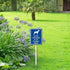 Dog is Contained by An Invisible Fence Yard Sign with Stake 7x8.8inch Rustproof Outdoor Aluminum Sign for Yard Garden Lawn Street Outdoor...