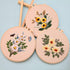 Embroidery Kit for Beginners,Cross Stitch Kits for Adults DIY Craft 3pcs Embroidery Pattern Needlework Fabric Embroidery Thread and Needles 1pcs E...