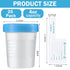 25 Pcs Disposable Urine Cup Specimen Cups with Lids and Tamper Evident Seal 4 oz Specimen Container Urine Sample Containers Urine Sample Cups for ...