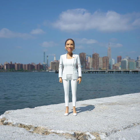 FCTRY Alexandria Ocasio-Cortez Real Life Political Action Figure: US Female Representative AOC Collectible Figurine Perfect for Collectors, Gift I...