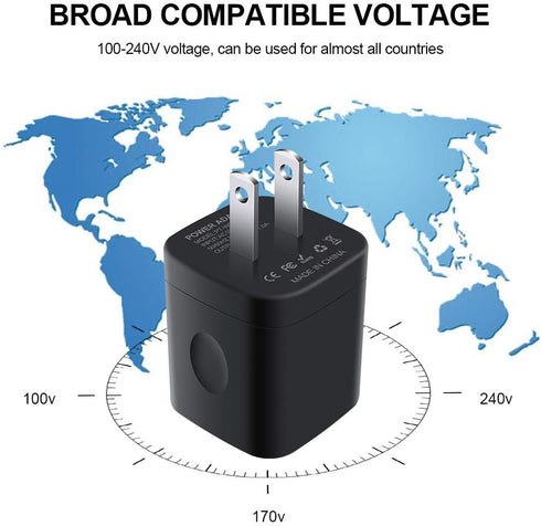 Fast Charger Block, Single Port USB Wall Plug for Phone 15 Charging Cubes 1A Power Adapter Compatible iPhone 16/15 Pro Max/14/13/12/11/XS/8,Samsun...