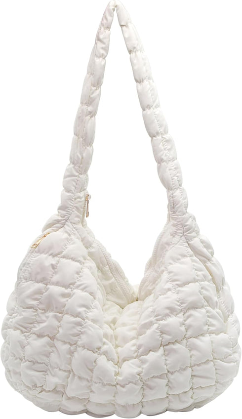 Nefelibata Tote Bag for Women Stylish Puffer Bag Quilted Bag Lightweight Puffy Tote Bag Quilted Padding Shoulder Bag...