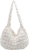 Nefelibata Tote Bag for Women Stylish Puffer Bag Quilted Bag Lightweight Puffy Tote Bag Quilted Padding Shoulder Bag...