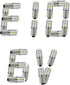 E10 Led Bulb 6vdc/ac 1w Super Bright 100Lumens Indicator Light Warm White Color,Pack of 10...