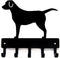 Labrador Retriever - Key Holder & Dog Leash Hanger for Wall - Large 9 inch Wide with 5 Hooks - Made in USA...