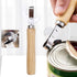 3 PACK Stainless Steel Kitchen Utensil Multifunctional Lid Remov with Wood Handle Bottle Punch Can Opener for Camping and Traveling...