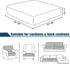 Water Resistant Sofa Cushion Slipcovers, RV Seat Cushion Covers High Stretch Furniture Protector, Washable Covering Coats for Camper (Chair Cushio...