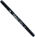 Tsukineko Versacraft Dual-Ended Fabrico Marker Color-Fast, Real Black...
