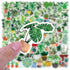 Cute Cartoon Plant Potted Stickers 100 Pcs Trendy Style Stickers Laptop Stickers Pack Cool Sticker for Pad MacBook Car Snowboard Bicycle Luggage W...
