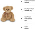 Bearington Lil' Bensen Teddy Bear 10 Inch Teddy Bear Stuffed Animal - Stuffed Animals & Teddy Bears - Small Teddy Bear...