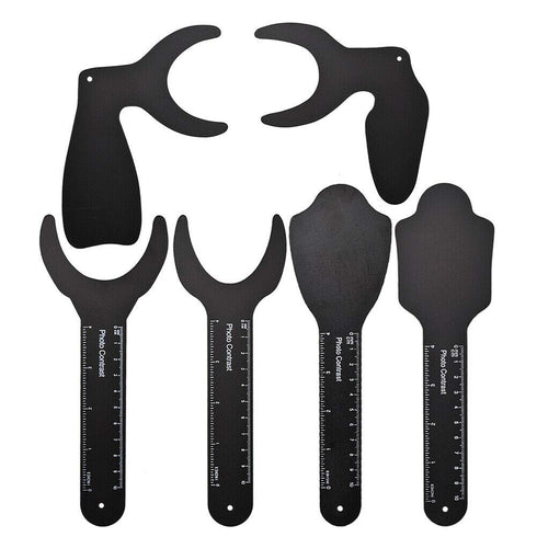 6 Sizes Dental Oral Image Contraster Palatal Photographic Black Background Board...