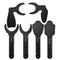6 Sizes Dental Oral Image Contraster Palatal Photographic Black Background Board...