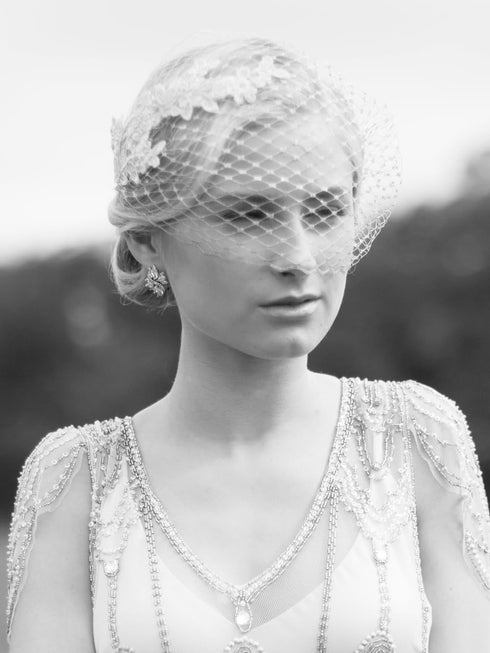 Mariell Gold Cubic Zirconia Bridal Earrings, Silver Platinum Plating, CZ Crystal Wedding Earrings for Brides, Bridesmaids, Prom, Homecoming and Mo...