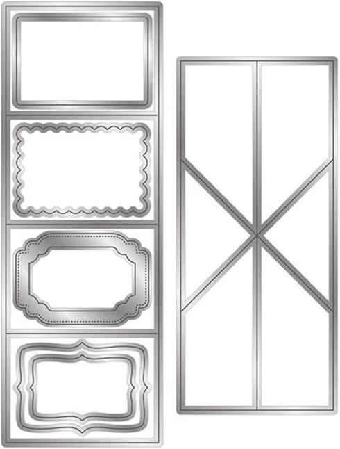 Ammsochy Cutting Dies Metal Stencils Scrapbooking Tools DIY Craft Carbon Steel Embossing Template for Paper Card Making Album Arts Crafts Supplies...