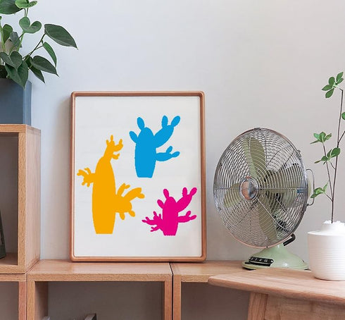25 Pieces Cactus Stencils for Painting on Canvas Reusable Summer Cacti Stencils Tropical Succulent Drawing Template Stencil for Painting on Wood W...