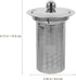 HEMOTON Tea Infusers for Loose Tea: 2Pcs Stainless Steel Tea Strainers Fine Mesh Tea Steeper Tea Diffuser Teapot Replacement Tea Basket Insert for...