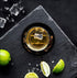 Silicone Non-Slip Drink Coasters with Removable Printed Absorbent Felt Pad - Set of 4 - Cigar & Whiskey...
