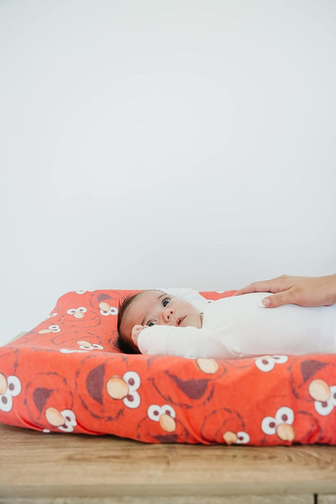 Premium Knit Changing Pad Cover by Copper Pearl: Soft, Stylish, and Universal Fit for All Standard Diaper Changing Pads, Trendy Design Changing Pa...