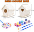 hapray 2 Pack Bird House Kit, DIY Birdhouse Kits, Wooden Crafts Arts for Children to Build and Paint (Includes Paints & Brushes) for Kids Girls Bo...