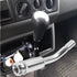KIMISS 5inch Gear Shifter Stick Lever Bend Extension Shift Knob Extender for T4 Silver...