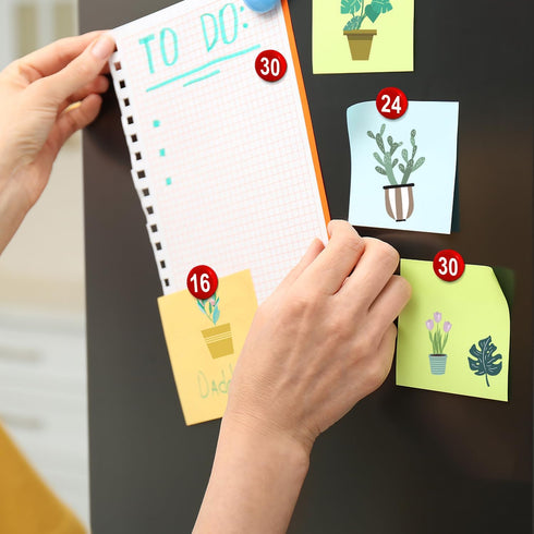 50pcs 1-50 Magnetic Numbers, Magnets with Numbers Round Number Refrigerator Magnets Number Magnets for Whiteboard Dry Erase Boards Home Classroom ...