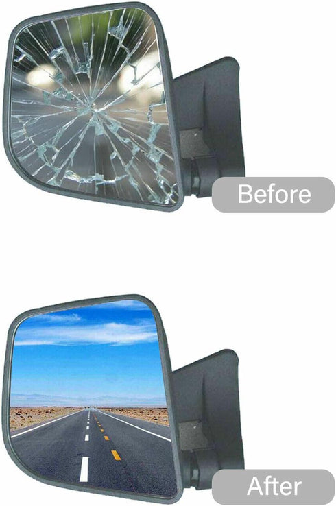 Side Mirror Glass fit for 2004-2006 LEXUS RX330 2006-2008 LEXUS RX400H 2007-2009 LEXUS RX350 Passenger Right Mirror Glass Replacement No Backing P...