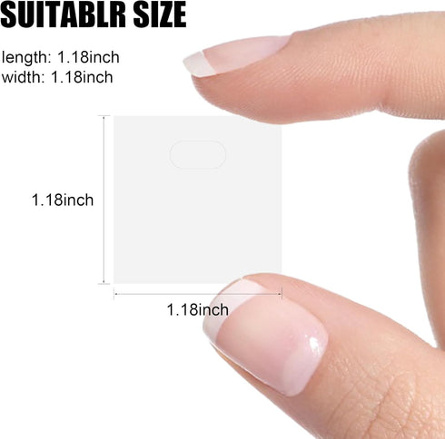 60 Pcs Vertical Blind Repair Tabs, Clear Vertical Blinds Replacement Parts Fixers Kit, Vertical Blinds Replacement Slats...