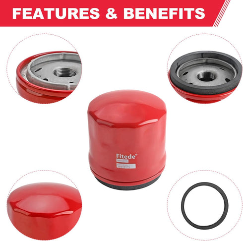 Transmission Filter Compatible With Allison LCT 1000 2000 2400 Transmission,6.6L Duramax Diesel Engine, Fit for Chevy Silverado GMC Sierra Cadilla...