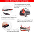 Seal Strip Big D-Shape Weatherstrip Door Seal 0.649" Height X 0.57" Width Automotive Door Soundproofing, Car Motor Auto Door Rubber Weather Stripp...