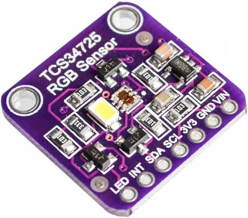 2 Pcs TCS34725 Color Sensor Module Applications Including RGB LED Backlight Control for Arduino...