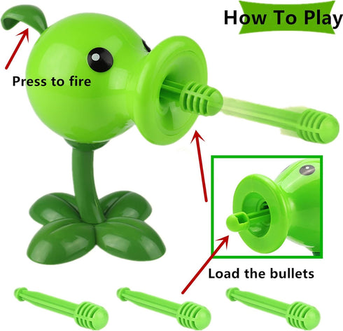 4 PCS Plants and Zombies Toys Action Figures Zombies PVZ Toys Sets 1 2 Series Great Gifts for Kids and Fans,Birthday and Christmas Party...
