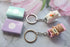 Portable Cartoon Mini Stapler with Keychain, Rabbit Desktop Stapler Set with 1000PCS Staples, Cute Bear Home Key Ring Stapler for Office School St...