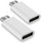 USB C to Micro USB Adapter, 2-Pack Type C Female to Micro USB Male Convert Connector Support Charge & Data Sync Compatible with Samsung Galaxy S7 ...