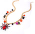 XOCARTIGE Halloween Pumpkin Pendant Necklace Witch Cat Charms Necklace Party Ghost Long Chain Necklaces for Women Girls...