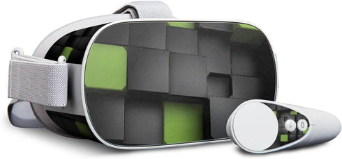 MightySkins Skin Compatible with Oculus Go Mobile VR - Cubes | Protective, Durable, and Unique Vinyl Decal wrap Cover | Easy to Apply, Remove, and...